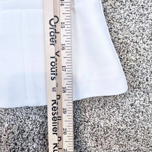 J Crew Vest Top Womens 0 Ivory Sleeveless Button-Fly Tank Blazer Stretch NWT - Picture 7 of 11